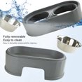 thumbnail image 4 of Greeniant Cuenco elevado para mascotas, Protector de cuello elevado de doble capa, comedero de agua para alimentos, elevadora, de alimentación Suministros para perros, 4 of 6