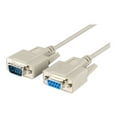 thumbnail image 1 of Monoprice - Serial extension cable - DB-9 (M) to DB-9 (F) - 10 ft - molded, thumbscrews - beige, 1 of 5