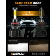 thumbnail image 3 of 9005/HB3/H10/9145 LED Headlight Bulbs 6000K Pure White Conversion Kit,Set of 2, 3 of 9