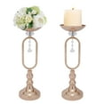 thumbnail image 3 of 10 Pcs Wedding Centerpieces Gold Metal Vase Desktop Flower Stand Wedding Event Flower Holder (6*6*17.5" Each), 3 of 7