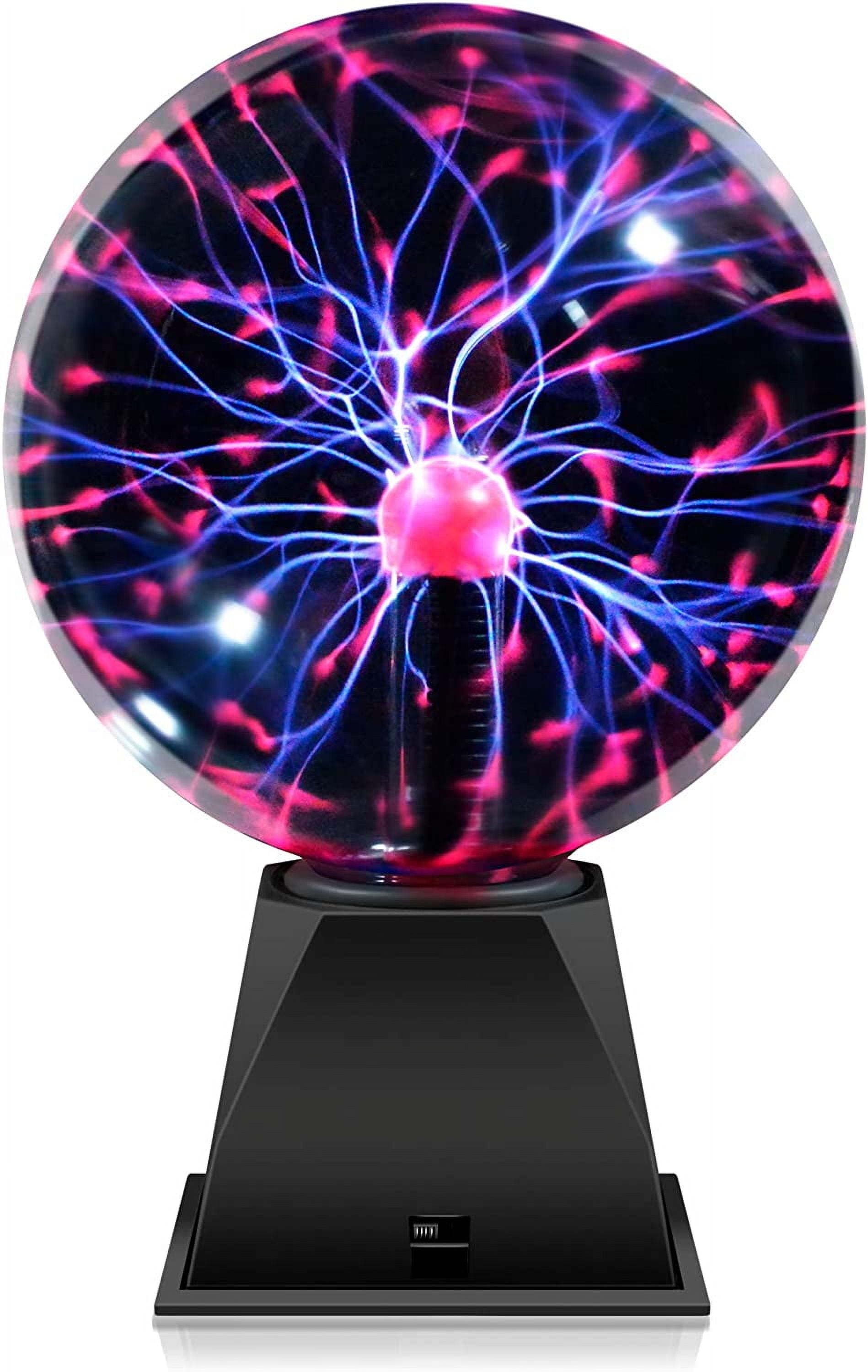 Kicko Blue Plasma Ball - 7 inch - Nebula, Thunder Lightning