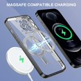 thumbnail image 3 of for iPhone 12 Pro Max Magnetic Case [Compatible with Magsafe], Full Body Protective Cover Slim TPU Shockproof Slim Phone Case for Apple iPhone 12 Pro Max 6.7", Black, 3 of 9