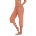 thumbnail image 3 of SIYUDAN Pants For Women Womens Pants Casual OrangeAdult Baggy Pants Comfy Sweatpants Women Womens Elastic Waist Pants Summer Pants, 3 of 6