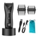 thumbnail image 2 of Cortadora de vello corporal para ingle de hombre, cortadora de cabeza de seguridad, cortadora de barba eléctrica resistente al agua con luz LED, 2 of 2