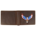 thumbnail image 5 of Hunter Leather RFID Blocking Mens Multi-Card ID Holder Bifold Wallet, Brown, 5 of 9