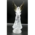 thumbnail image 4 of LED Lighted Sparkling Multi-Color Changing Figurines 12'' Prayer Angel Statues Home Decorative/Decor Figurine Faith-Hope- Love-Peace Angels Wings Statue XMAS Ornaments Decorations, 4 of 6