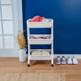 thumbnail image 4 of Sterilite 3 Tier Utility Rolling Organization Cart Storage Bins, 12 Pack, 4 of 10