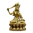 thumbnail image 2 of DOLITY Statue de Bouddha Décoration Spirituelle en Résine pour Bureau Salon Table de Chevet C, 2 of 9