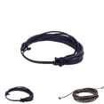 thumbnail image 4 of stanreset Leather Wrap Bracelet Bangle Braided Rope Multi Layer Cord Jewellery For Men black 1 Pc, 4 of 6