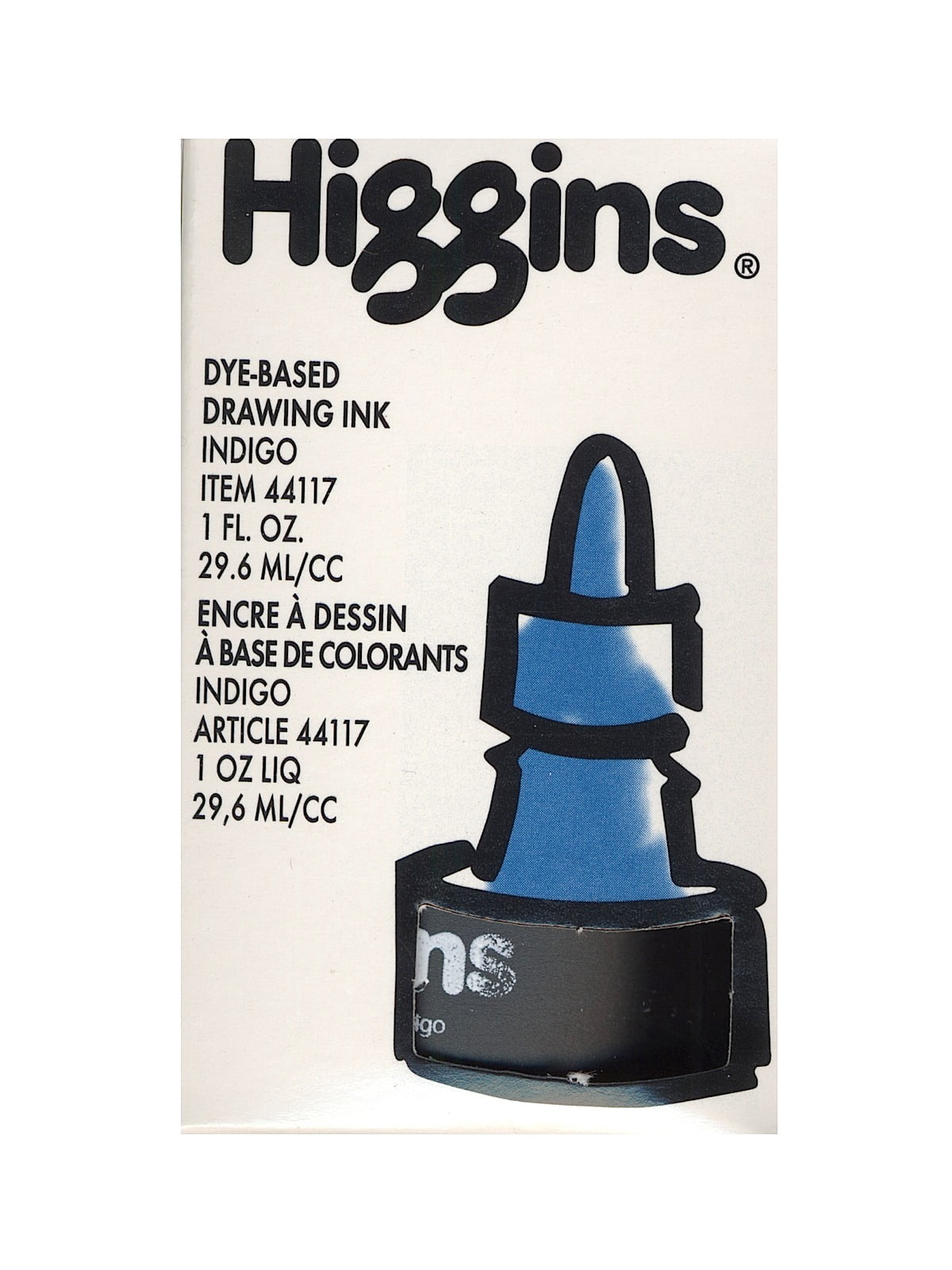 Color Drawing Inks indigo, Dye Based / Non-Waterproof, 1 oz. (pack of 4 ...