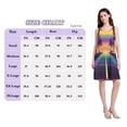 thumbnail image 4 of FORMRS Summer Dress for Women Loose U Neck Sleeveless Midi Beach Sundresses with Pockets, Neon Road, 4 of 8