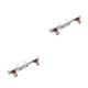 thumbnail image 1 of Riwesomey Accesorios para automóviles Aleación de aluminio Parachoques trasero resistente Piezas de modificación de vehículos simulados multipropósito Plata 2piezas Riwesomey CBP263688, 1 of 5
