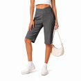 thumbnail image 5 of Breezora Women's High Waist Yoga Shorts – 5" Inseam Athletic Shorts with Pockets, Stretchy Summer Workout, 5 of 9