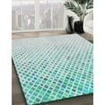 thumbnail image 2 of Ahgly Company Indoor Rectangle Patterned Pale Turquoise Blue Novelty Area Rugs, 7' x 10', 2 of 6