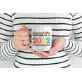 thumbnail image 2 of Vintage 2002 feat. Retro Sunset White Ceramic Birthday Coffee & Tea Mug (15oz), 2 of 6
