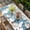 Beige Blue, variant on Blue Snowman Christmas Table Cloths for 6 Foot Rectangle Tables, Xmas Tree Snowflake Winter Rustic Elk Patio Waterproof Elastic Fitted Tablecloths, Washable Rectangular Table Cover for Camping