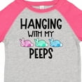 thumbnail image 4 of Inktastic Easter Hanging with My Peeps Pastel Bunnies Boys or Girls Toddler T-Shirt, 4 of 5