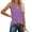 Purple, variant on FDGIU Women's 2025 Flowy Tank Top - V-Neck and Side Split, Spaghetti Strap for Summer Casual Cami