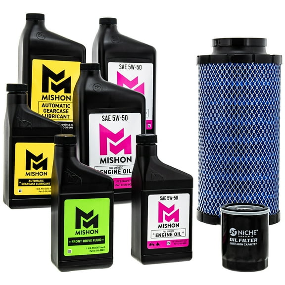 Mishon Full Service Oil Change Kit for Polaris RZR XP 1000 UTV 2014-2023 MK1012891