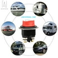 thumbnail image 2 of Gustave Battery Disconnect Switch 200/100A Battery Isolator Power Cut Off Master Switch for Cars Marine/Boat Off Road Vehicle Trucks RV ATV, 2 of 10
