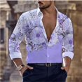 thumbnail image 1 of Camisa de primavera y otoño para hombre camisa floral de manga larga para festival de bodas de alto lujo talla grande S--6XL, 1 of 6