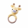 thumbnail image 1 of Agiferg Cartoon Knitting Handmade Crochet Knitting Rattle Ring Suzuki Ring, 1 of 7