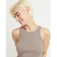 thumbnail image 5 of Hanes Cotton Rib Tank Women's Sleeveless Shirt Scoop Neck Top 4 Colors xs-2xl, 5 of 7