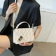 thumbnail image 2 of Bolso Bandolera De Un Hombro Con Cadena De Metal Blanca BLOSOOM PU, 2 of 4