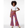 thumbnail image 4 of Trendy Classic Girls Bell Bottoms Flare Leggings Comfort-Fit Wide Leg Pants for Tween Girls Age 8-13, 4 of 6