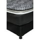 thumbnail image 3 of Colchón King Size Omega Spring Air con Box Negro y Sábanas Softy y Almohada One, 3 of 8