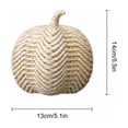 thumbnail image 2 of THOPBPRK Rustic Faux Rattan Pumpkin Decoration for Fall Home Decor, Thanksgiving Table Centerpiece, Halloween Indoor Ornament, Autumn Seasonal Display, 2 of 6