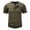 Army Green, variant on Half Button Shirts for Men Short Sleeve Cotton Henley Shirt Solid Color Muscle Gym Workout Athletic Tee Shirts Fashion Clothes Army Green XL