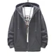 thumbnail image 1 of Sudadera con capucha de moda para hombre, cárdigan con capucha, chaqueta clásica de Color sólido, abrigo de manga larga con cremallera, ropa informal, otoño, 1 of 5