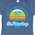 thumbnail image 4 of Inktastic Summer Enjoy the Sunshine St. Petersburg Florida in Blue Boys or Girls Baby Bodysuit, 4 of 5