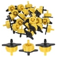 thumbnail image 1 of Uxcell 25-Pack Emisores de Riego por Goteo, 0.5 GPH Goteros de Plástico para Sistema de Riego por Goteo en Jardín y Césped [Amarillo], 1 of 7