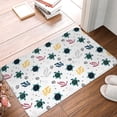 thumbnail image 5 of Daiia Turtles And Corals Front Door Mat, Heavy Duty Durable Welcome Mat for Outdoor Indoor, Dirt Trapper Waterproof Super Absorbent Door Mat, 16" x 24", 5 of 9