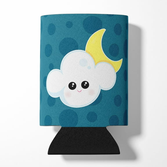 Weather Cloudy Moon Face Can or Bottle Hugger