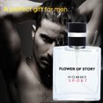 thumbnail image 2 of 4PCS Flower Story Charming Men's Cologne Fragrance Set, 2 of 8