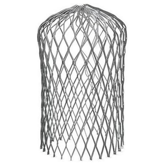 Gutter Strainer 3-Inch Expandable (2-Pack) - Galvanized Mesh Gutter Guards - Downspout Strainer Filter - Easy Installation - Protect Gutters from Leaves & Debris