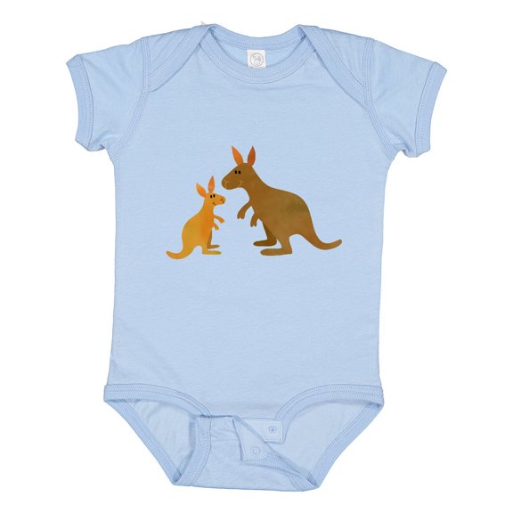 Inktastic Kangaroo Family Boys or Girls Baby Bodysuit