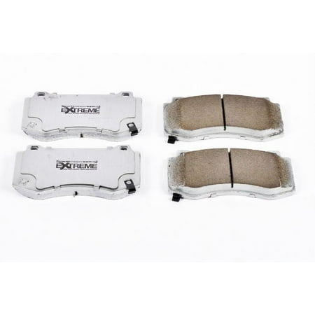 Power Stop Z26-1298 Z26 Street Warrior Carbon Fiber-Ceramic Brake Pad -Front
