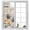 Gray, variant on Spring Tulips Flower Window Privacy Film, Vintage Floral Barn Doors Rustic Beige Static Cling UV Sun Blocking Heat Control Window Tint Day and Night, Non-Adhesive One Way Privacy Cover 29.5''x78.7''