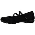thumbnail image 4 of Skechers Bikers MC para Mujer Zapato Plano Mary Jane Negro Talla 8.5 US, 4 of 7
