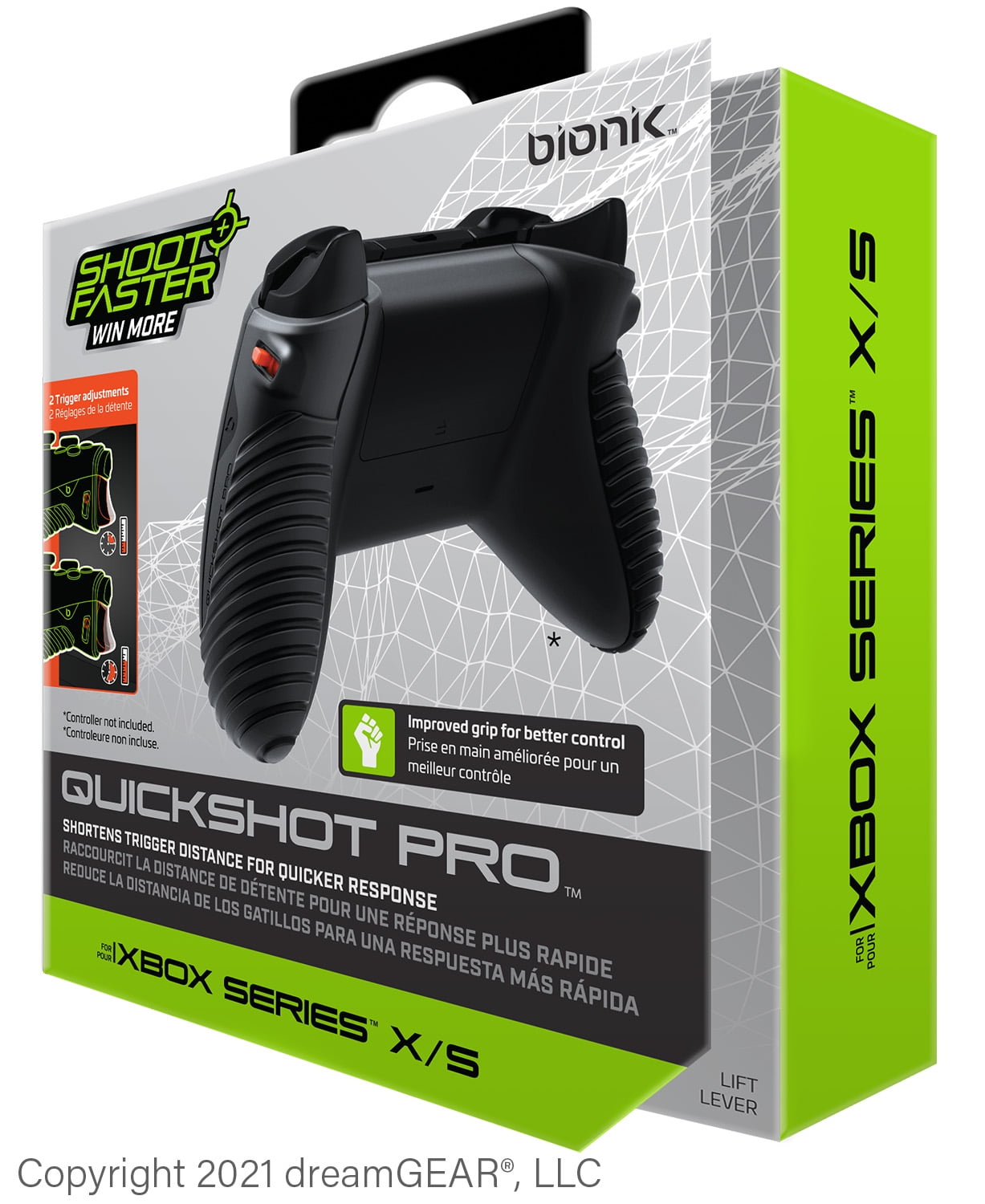 Bionik QuickShot Pro for Xbox Series X/S - White - Walmart.com