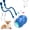Blue, variant on Tinyfetch Ball Dog Toy, Tinyfetch Interactive Motion Dog Cat Toys Balls,360°Smart Automatic Rolling Electric Dogs Ball Toy with Birdsong, Fast Moving Toy for Dog and Cat,Tough Chew Proof (2*Red)
