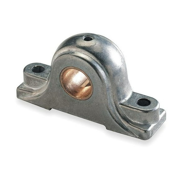 Dayton Pillow Block Bearing,1/2 in Bore, Bronze 1F630