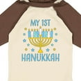 thumbnail image 4 of Inktastic My 1st Hanukkah with Menorah and Stars Boys or Girls Long Sleeve Baby Bodysuit, 4 of 5