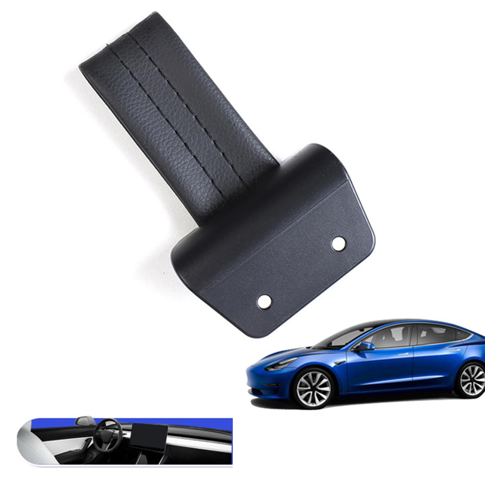 2x PU Leather Rear Door Sill Protector Cover Pad Fit for Tesla Model Y  2020-2022