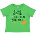 thumbnail image 3 of Inktastic I Love My Titi to the Moon and Back Boys or Girls Toddler T-Shirt, 3 of 5