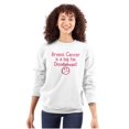 thumbnail image 3 of Breast Cancer is a Doodiehead Women Crewneck Sweatshirt Brisco Brands X, 3 of 6